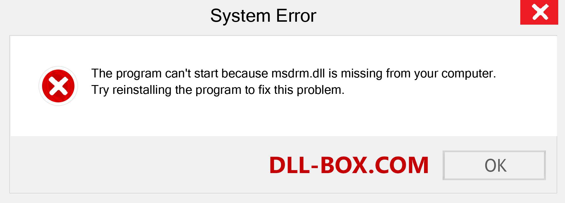  msdrm.dll file is missing?. Download for Windows 7, 8, 10 - Fix  msdrm dll Missing Error on Windows, photos, images