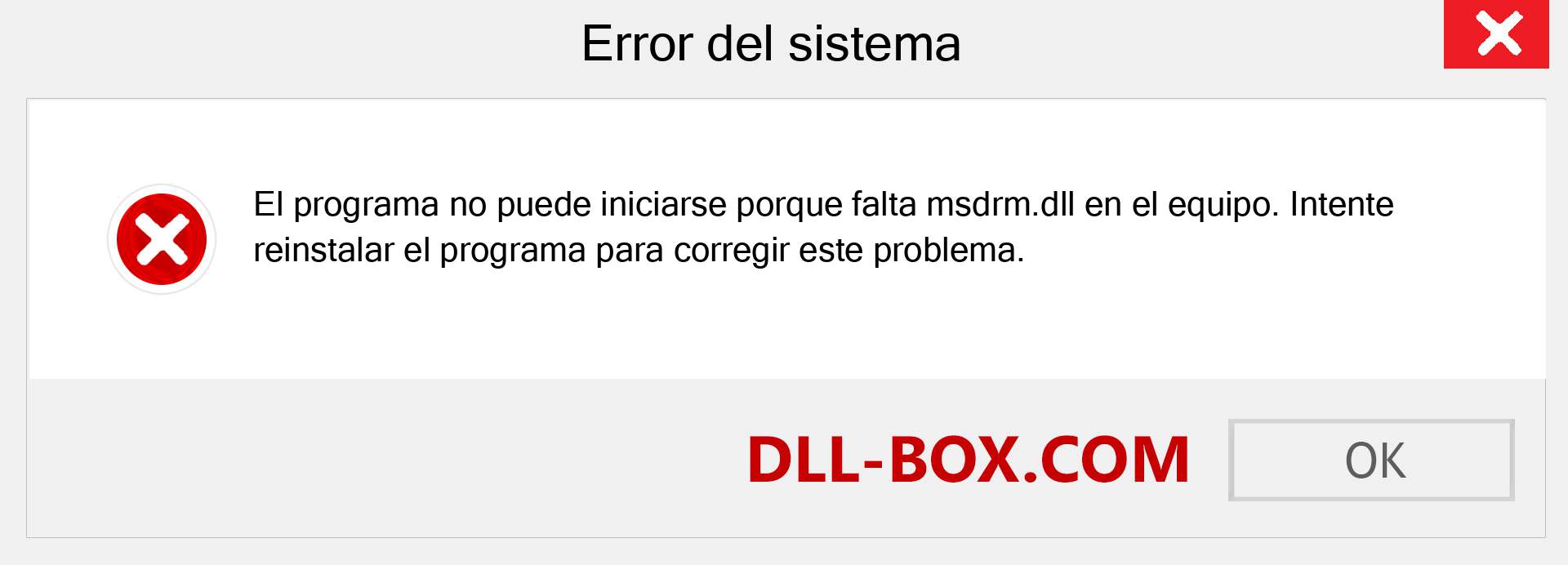 ¿Falta el archivo msdrm.dll ?. Descargar para Windows 7, 8, 10 - Corregir msdrm dll Missing Error en Windows, fotos, imágenes